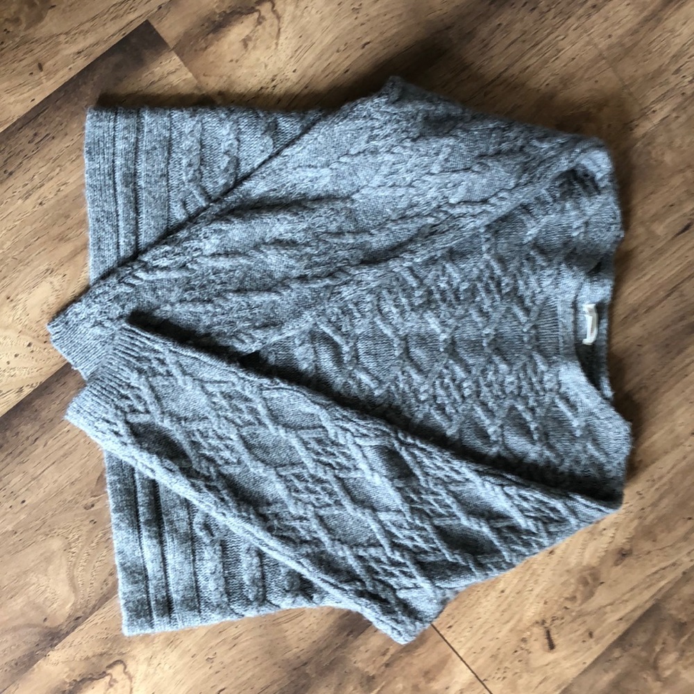 Gray sweater